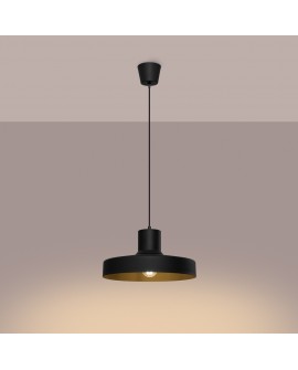 Lampa wisząca BILO czarna Sollux SL.1703