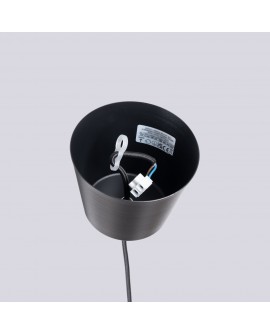 Lampa wisząca BILO czarna Sollux SL.1703
