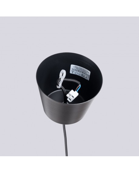Lampa wisząca BILO czarna Sollux SL.1703