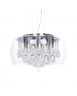 NOWOCZESNA LAMPA WISZĄCA TOSSO D50 CLEAR