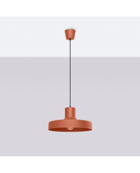 Lampa wisząca BILO ochra czerwona Sollux SL.1706