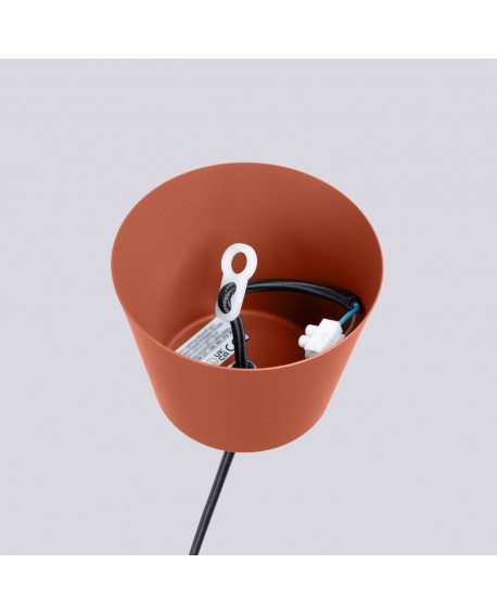 Lampa wisząca BILO ochra czerwona Sollux SL.1706