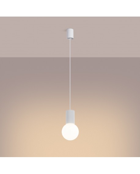 Lampa wisząca HALO 1 biała Sollux SL.1709