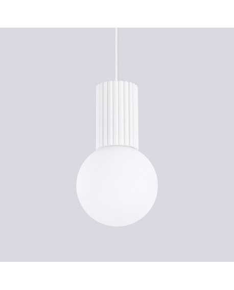 Lampa wisząca HALO 1 biała Sollux SL.1709