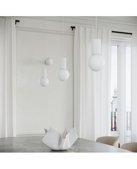 Lampa wisząca HALO 3P biała Sollux SL.1710