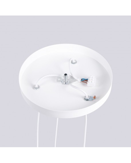 Lampa wisząca HALO 3P biała Sollux SL.1710