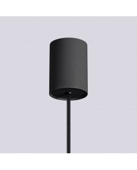 Lampa wisząca HALO 1 czarna Sollux SL.1714