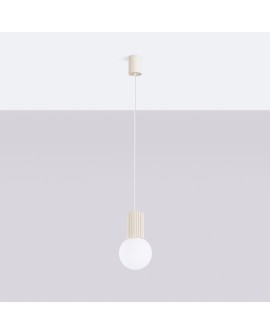 Lampa wisząca HALO 1 beżowa Sollux SL.1719