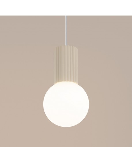 Lampa wisząca HALO 1 beżowa Sollux SL.1719