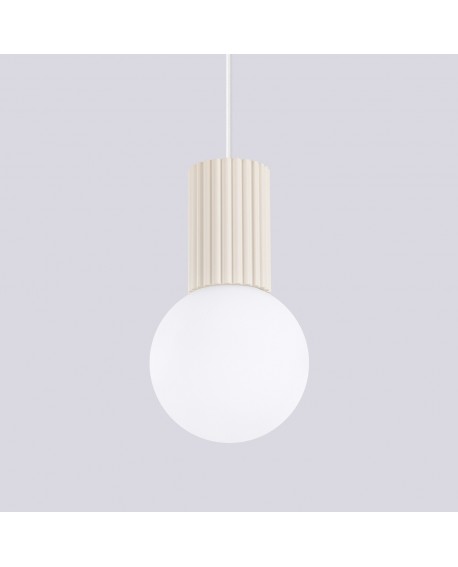 Lampa wisząca HALO 1 beżowa Sollux SL.1719