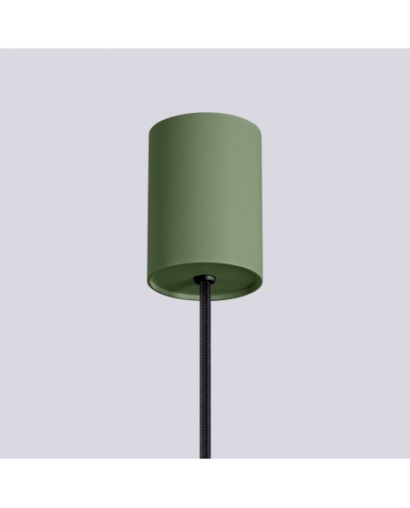 Lampa wisząca HALO 1 zielona oliwka Sollux SL.1724
