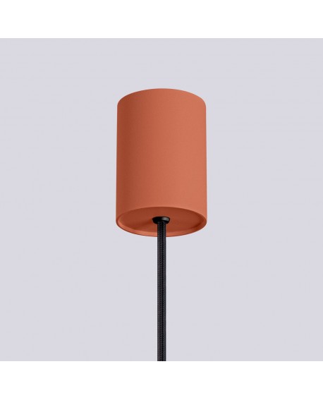 Lampa wisząca HALO 1 ochra czerwona Sollux SL.1729