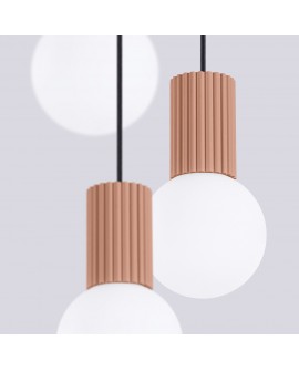 Lampa wisząca HALO 3P mocca Sollux SL.1735