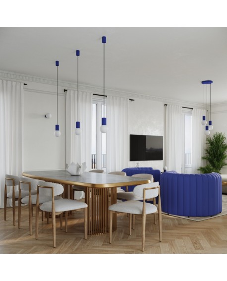 Lampa wisząca HALO 1 ultramaryna Sollux SL.1739