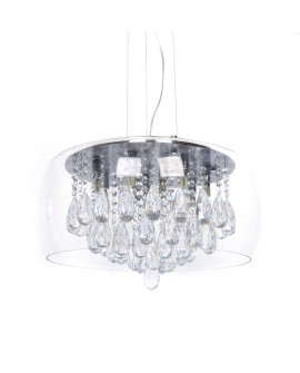 NOWOCZESNA LAMPA WISZĄCA TOSSO D50 CLEAR
