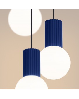 Lampa wisząca HALO 3P ultramaryna Sollux SL.1740