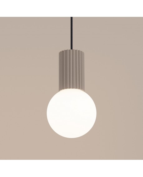 Lampa wisząca HALO 1 taupe Sollux SL.1744