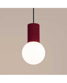 Lampa wisząca HALO 1 burgund Sollux SL.1749