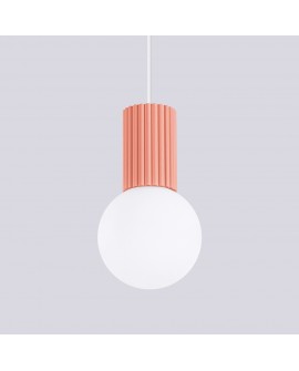 Lampa wisząca HALO 1 brzoskwiniowa Sollux SL.1754