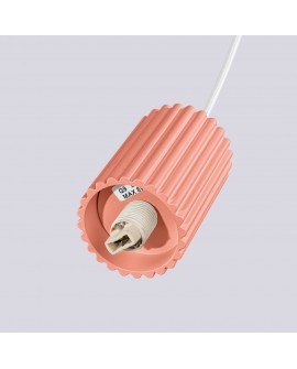 Lampa wisząca HALO 1 brzoskwiniowa Sollux SL.1754