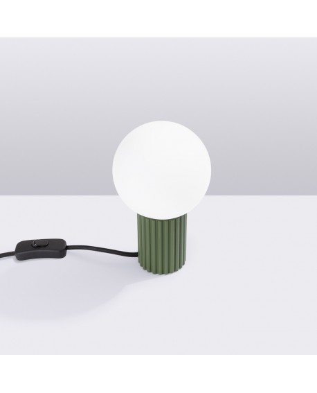 Lampa biurkowa HALO zielona oliwka Sollux SL.1726