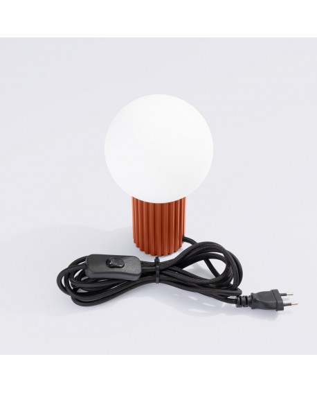 Lampa biurkowa HALO ochra czerwona Sollux SL.1731