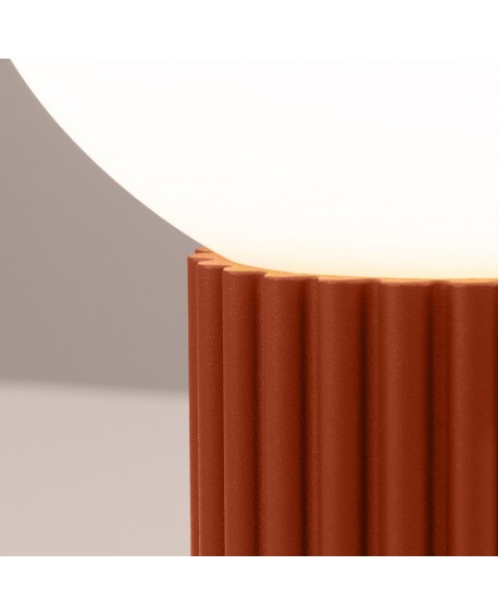 Lampa biurkowa HALO ochra czerwona Sollux SL.1731
