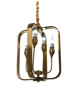 LAMPA WISZĄCA LOFT MOSIĘŻNA FLORIDA W4