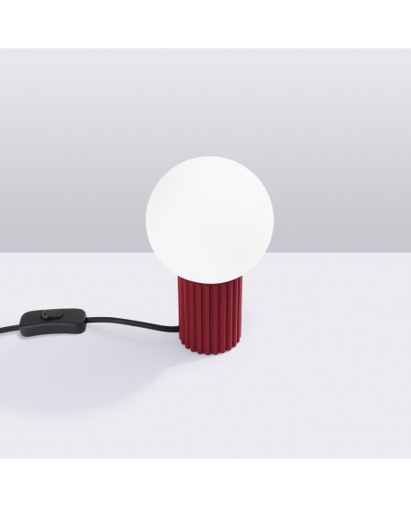 Lampa biurkowa HALO burgund Sollux SL.1751