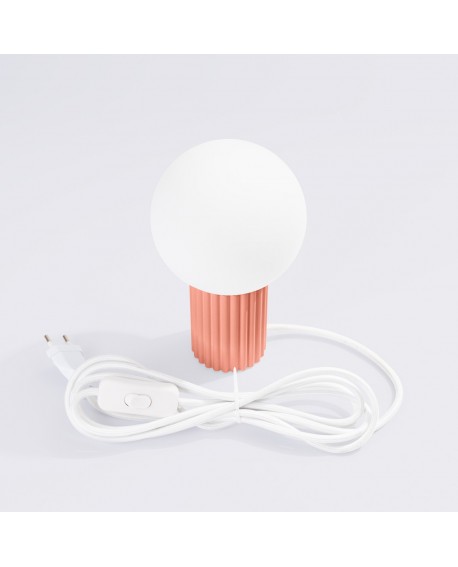 Lampa biurkowa HALO brzoskwiniowa Sollux SL.1756