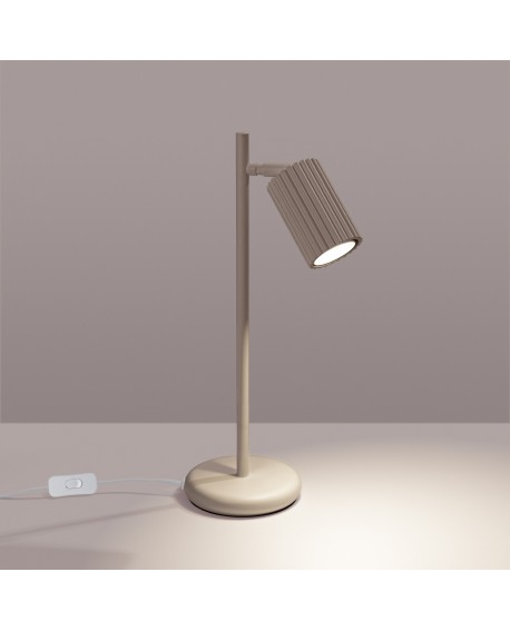Lampa biurkowa KARBON taupe Sollux SL.1770