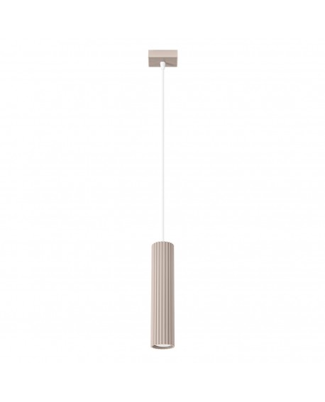 Lampa wisząca KARBON 1 taupe Sollux SL.1759