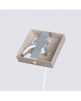 Lampa wisząca KARBON 1 taupe Sollux SL.1759