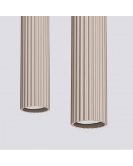 Lampa wisząca KARBON 2 taupe Sollux SL.1773