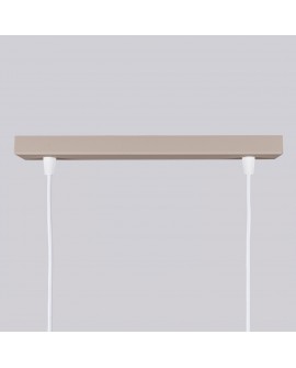 Lampa wisząca KARBON 2 taupe Sollux SL.1773