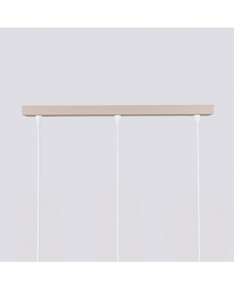 Lampa wisząca KARBON 3L taupe Sollux SL.1774