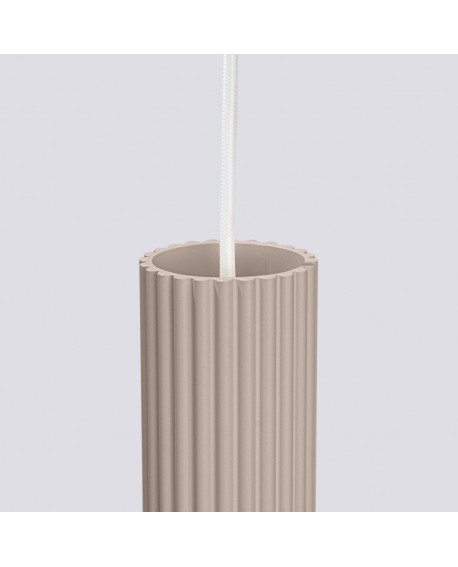 Lampa wisząca KARBON 3P taupe Sollux SL.1775