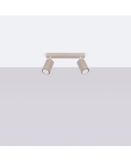Plafon KARBON 2 taupe Sollux SL.1763