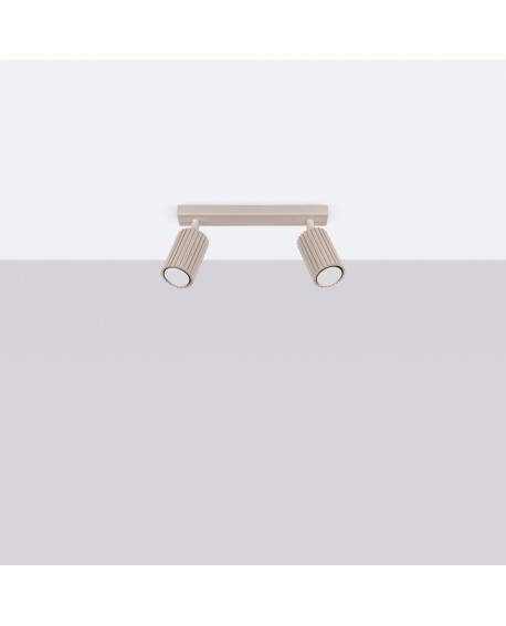 Plafon KARBON 2 taupe Sollux SL.1763