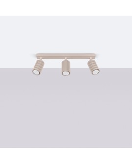 Plafon KARBON 3L taupe Sollux SL.1764