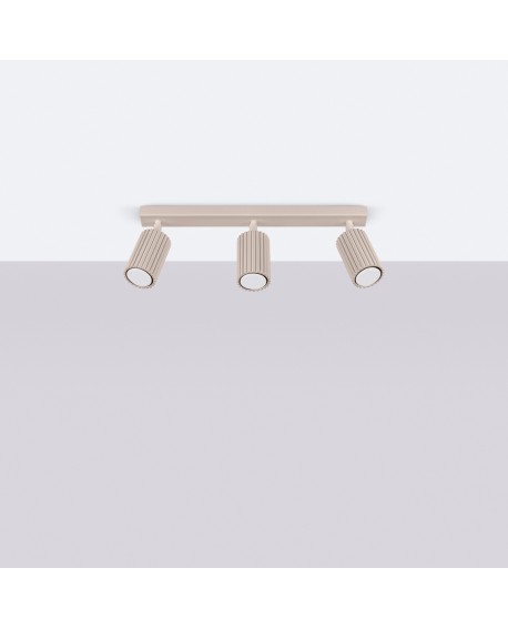 Plafon KARBON 3L taupe Sollux SL.1764