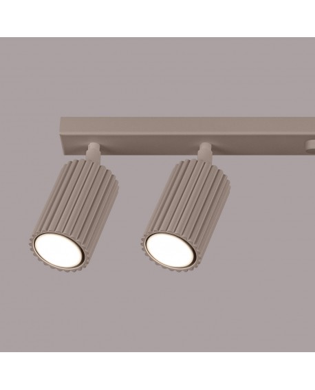 Plafon KARBON 6L taupe Sollux SL.1766
