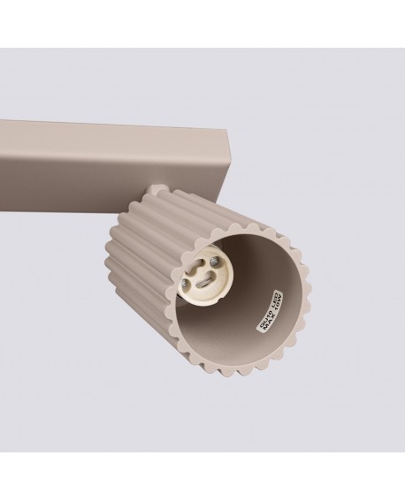 Plafon KARBON 6L taupe Sollux SL.1766