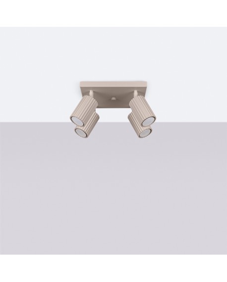Plafon KARBON 4 taupe Sollux SL.1769