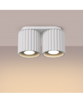 Plafon AURA 2 biały GU10 Sollux SL.1780