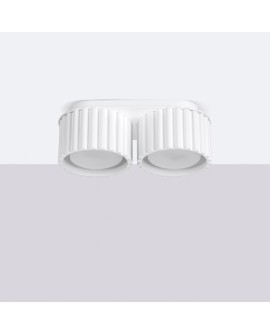 Plafon AURA 2 biały Gx53 Sollux SL.1783