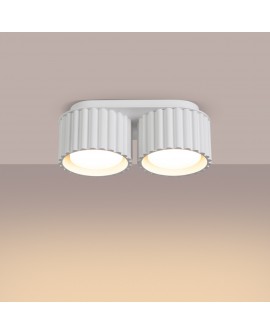 Plafon AURA 2 biały Gx53 Sollux SL.1783