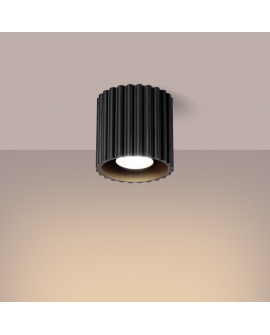 Plafon AURA 1 czarny GU10 Sollux SL.1784