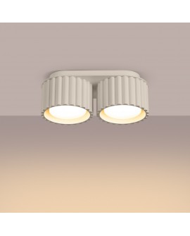 Plafon AURA 2 beżowy Gx53 Sollux SL.1793