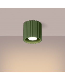 Plafon AURA 1 zielony oliwkowy GU10 Sollux SL.1794